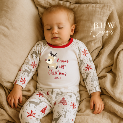 Personalised First Christmas Pyjamas