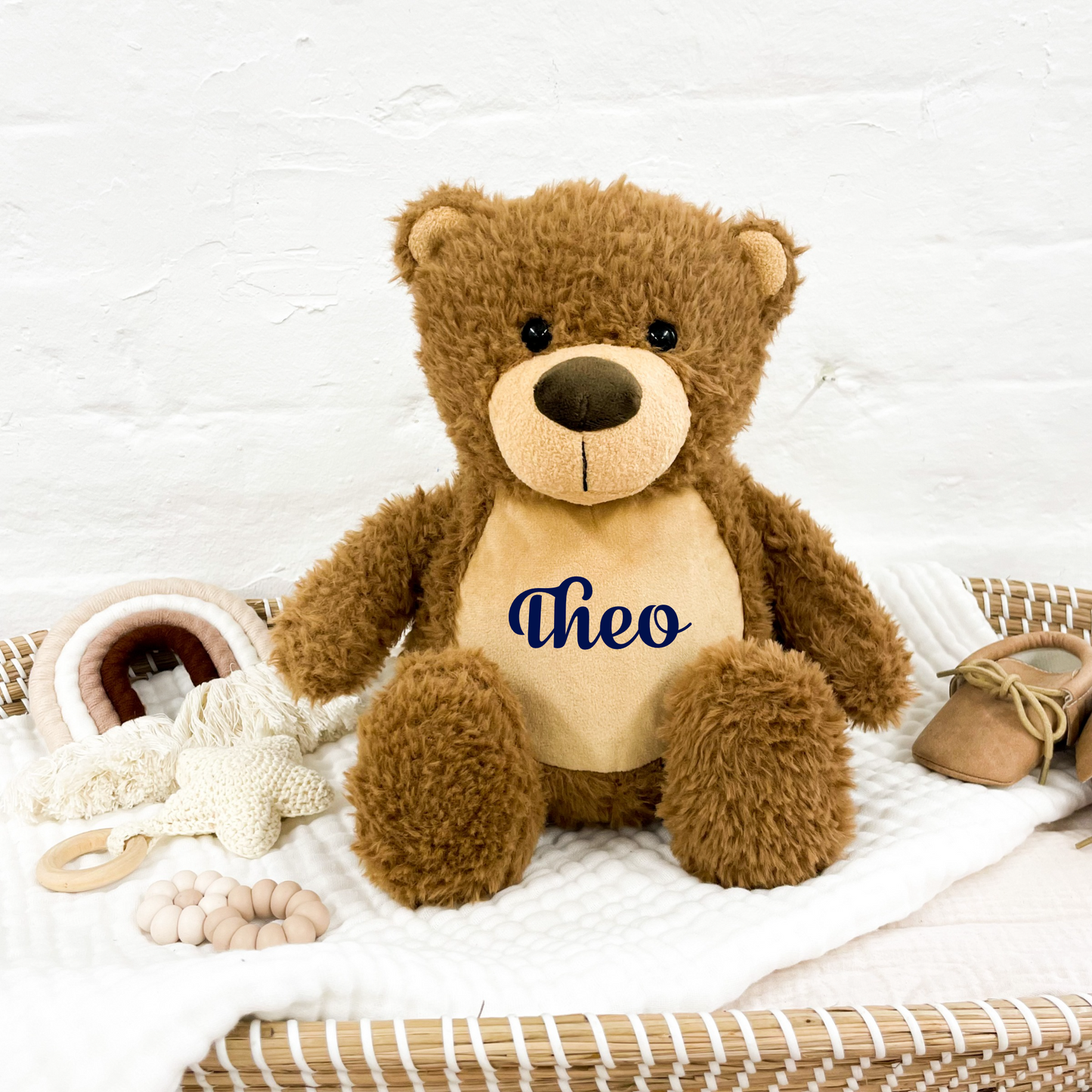 Personalised Brown Teddy Bear