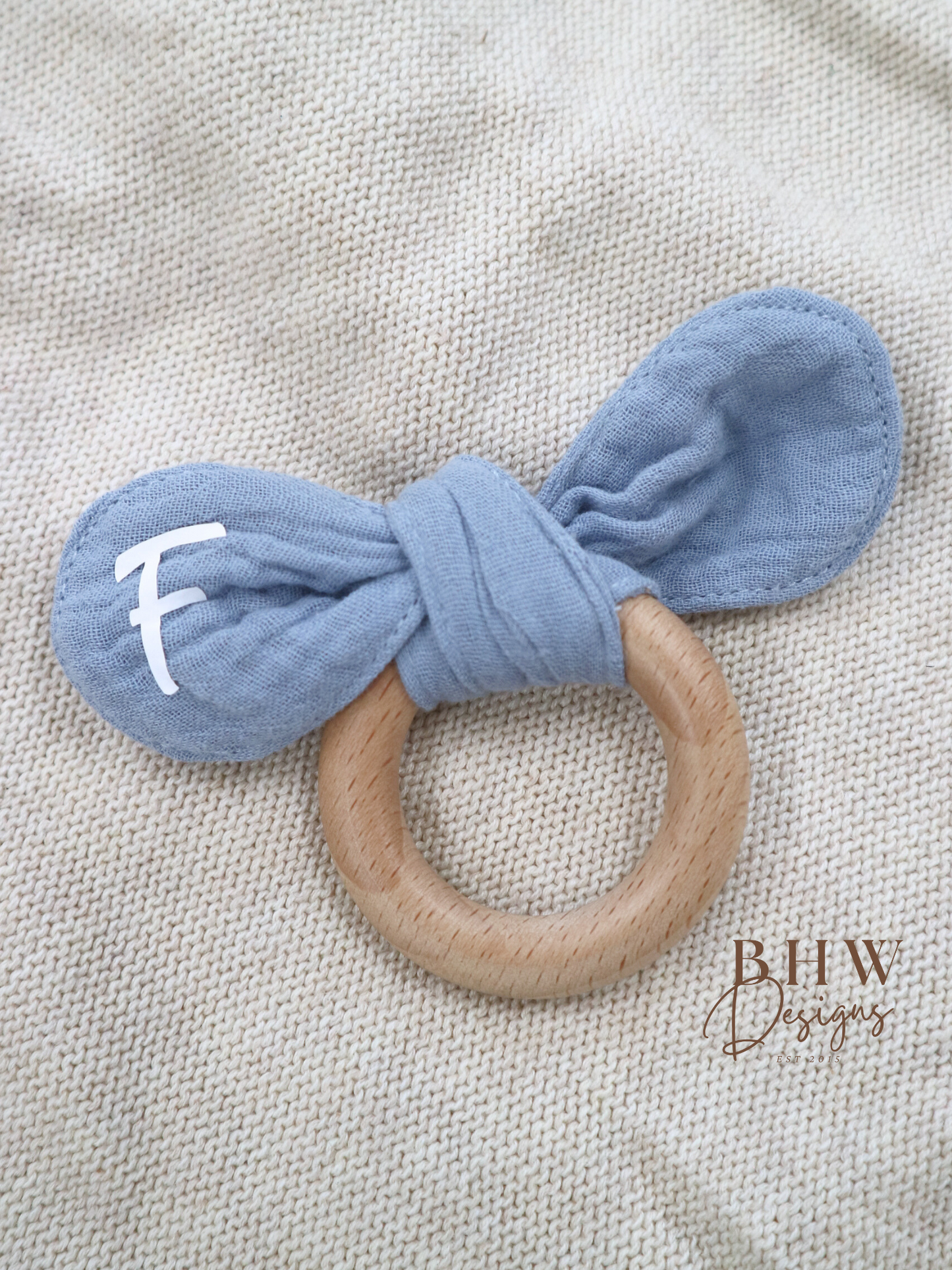 3 Piece Personalised Baby Set - Powder Blue