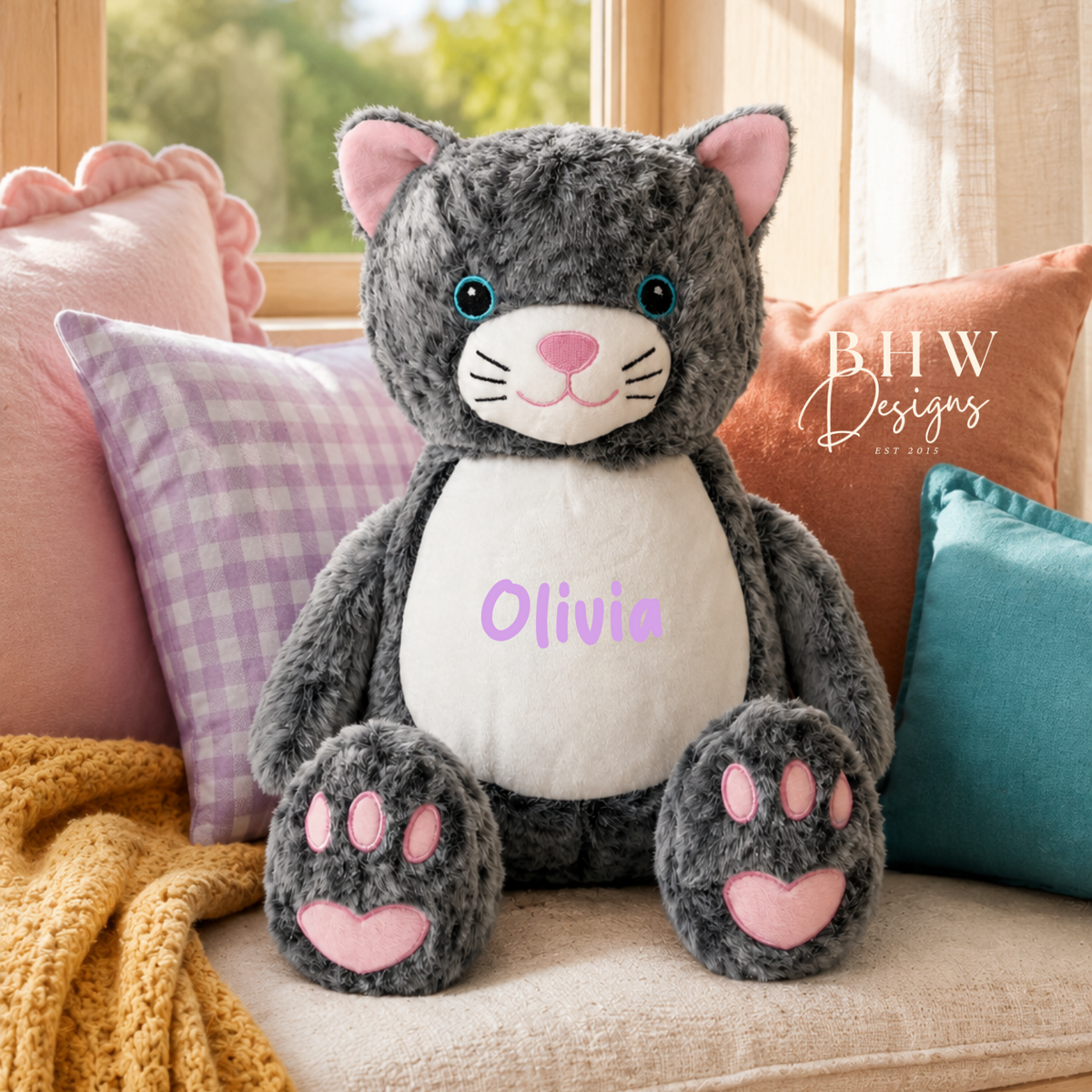 Personalised Cat Soft Toy