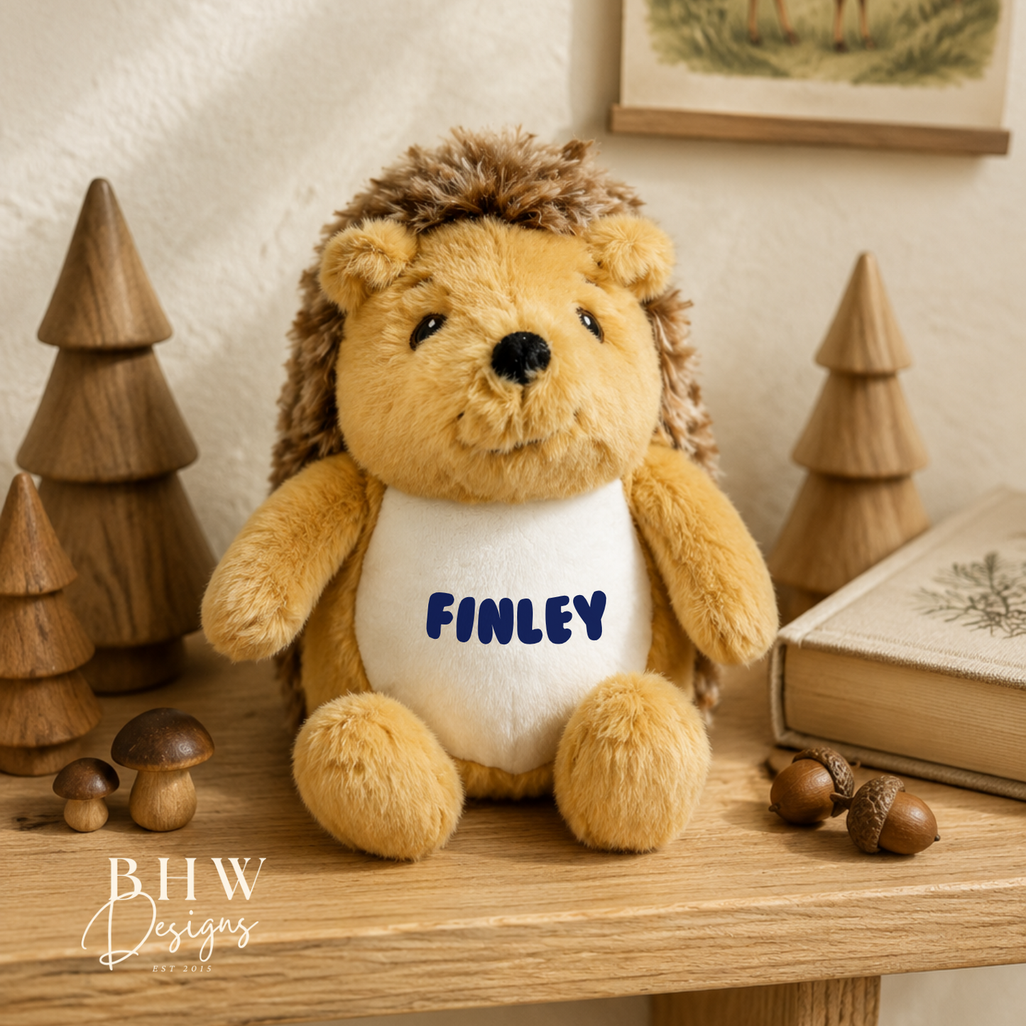Personalised Mini Hedgehog Soft Toy