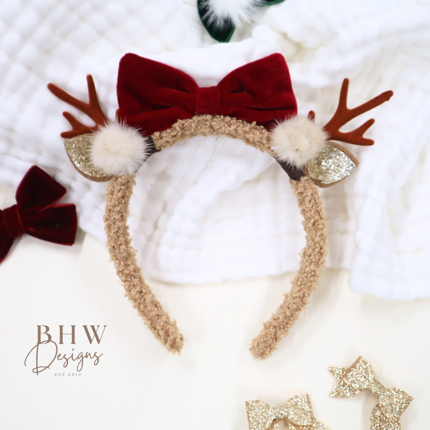 Girls Antler Headband