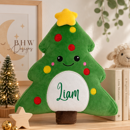 Personalised Christmas Tree Squishy Soft Toy