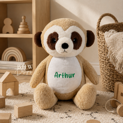 personalised Meerkat Soft Toy