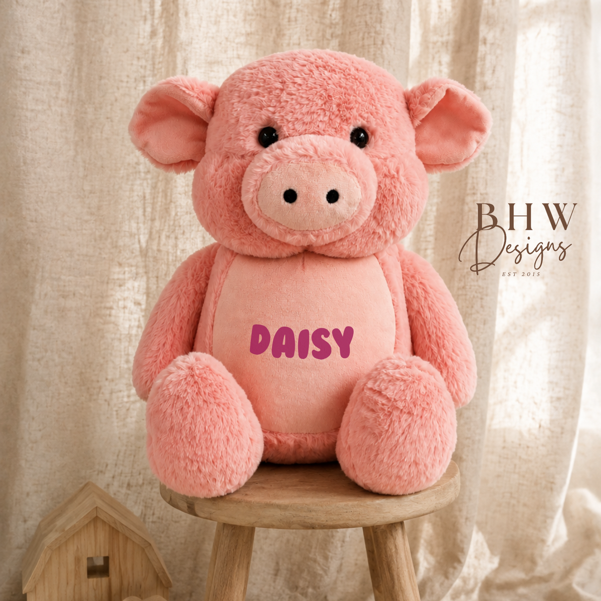 Personalised Pig Soft Toy