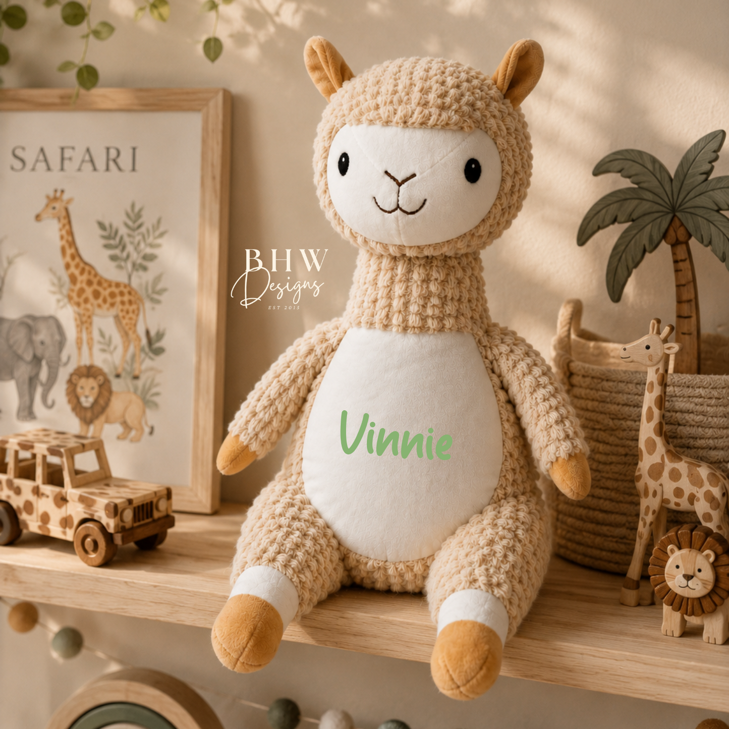 Personalised Alpaca Soft Toy