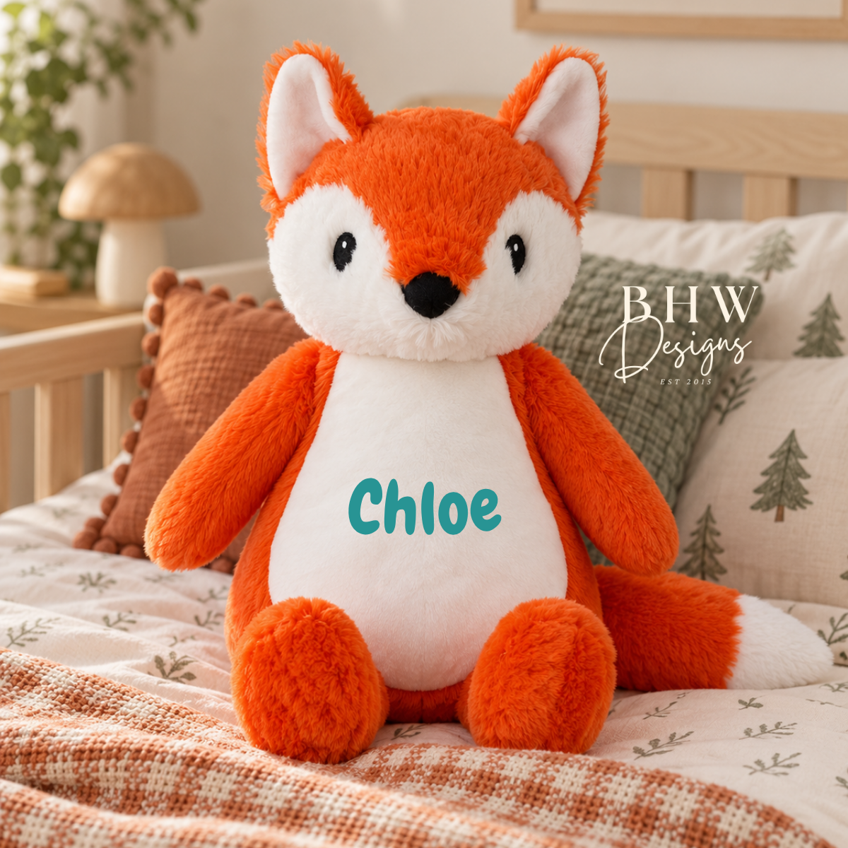 Personalised Fox Soft Toy
