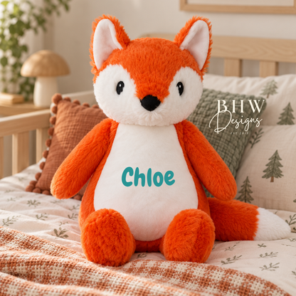 Personalised Fox Soft Toy