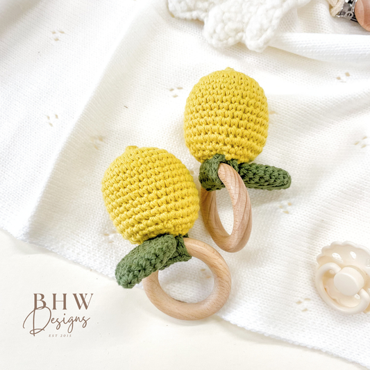 Crochet Lemon Rattle