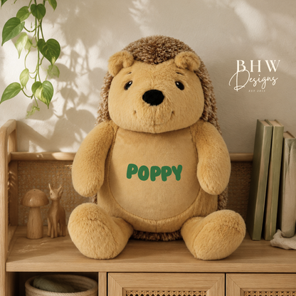 Personalised Hedgehog Soft Toy