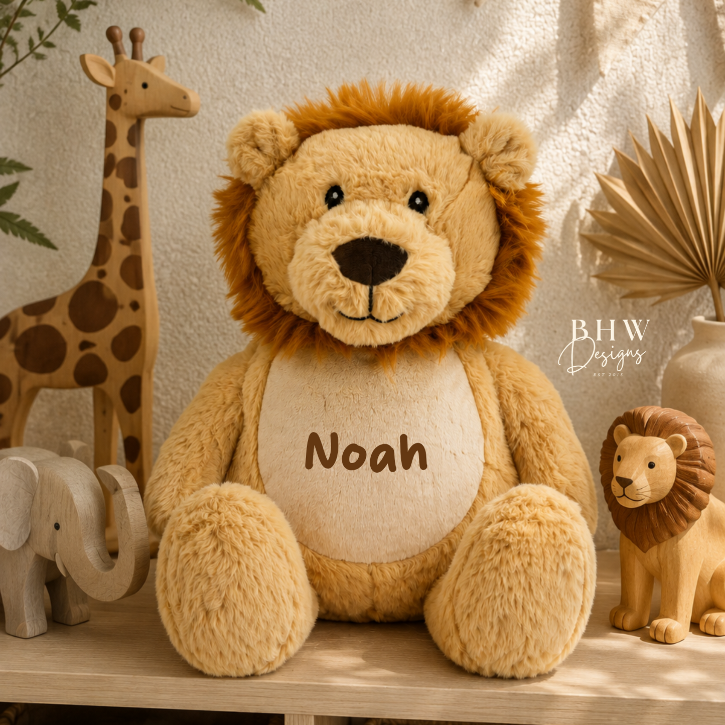 Personalised Lion Soft Toy