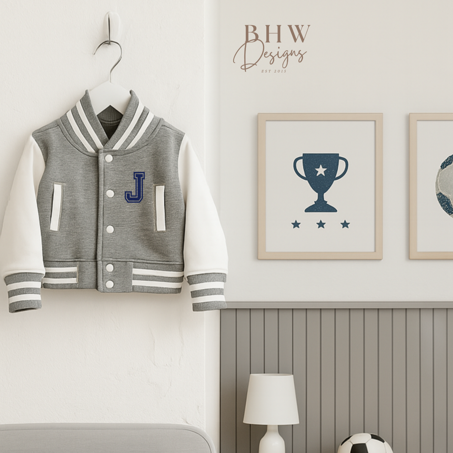 Varsity Jacket - Grey