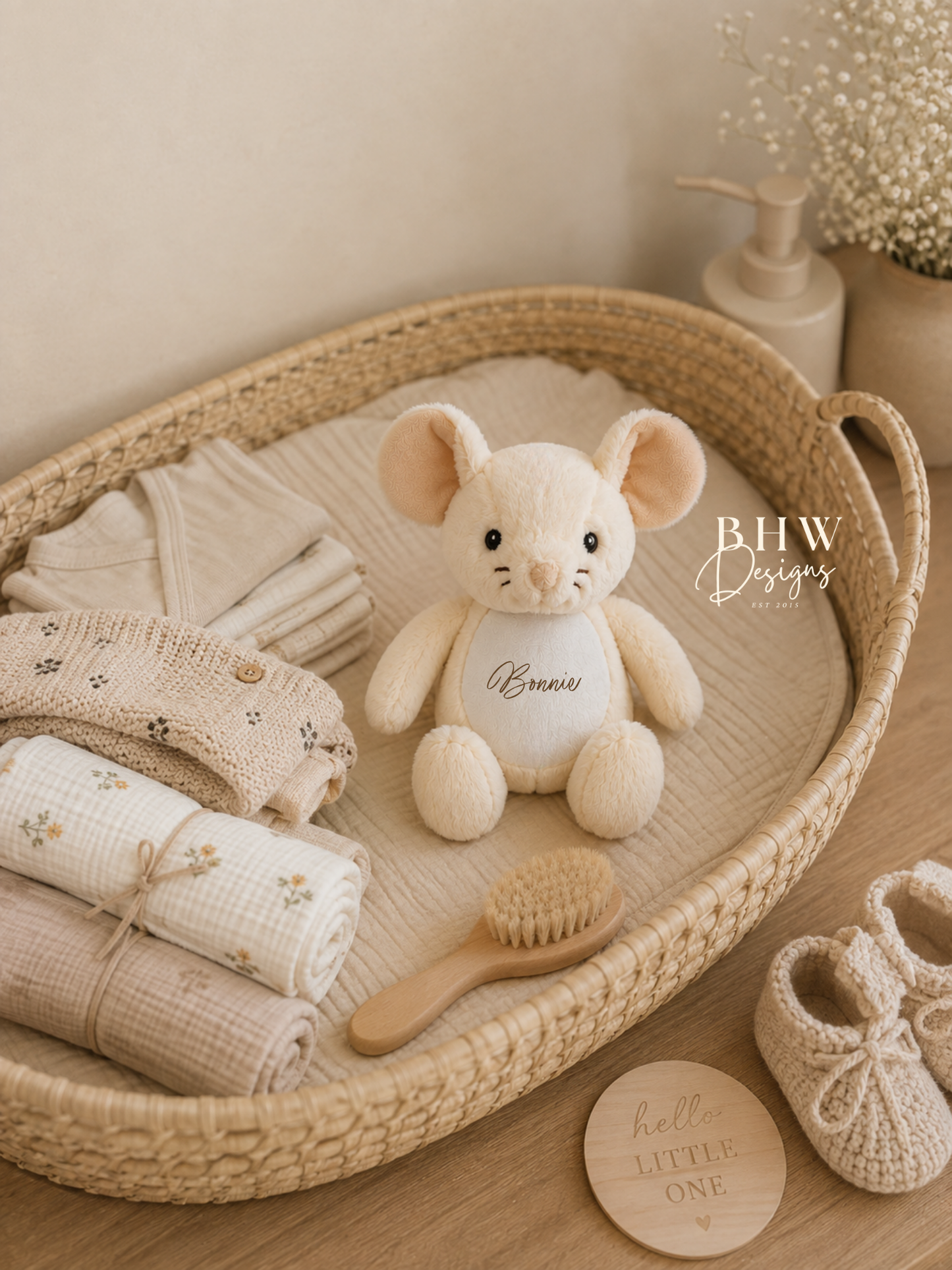 Personalised Mouse Mini Soft Toy