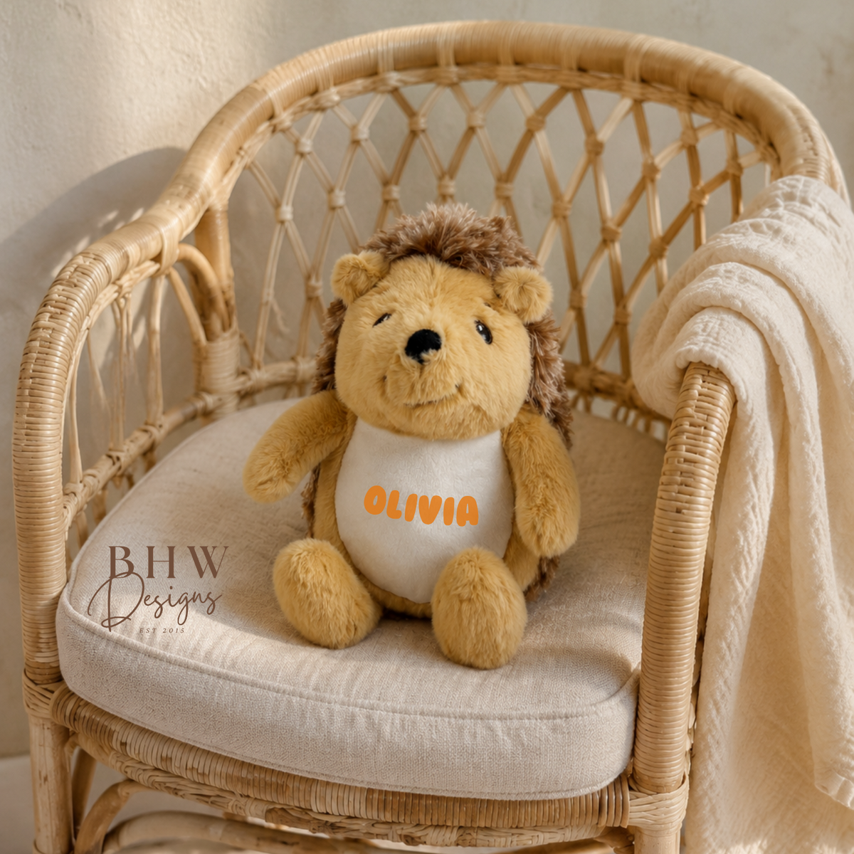Personalised Mini Hedgehog Soft Toy