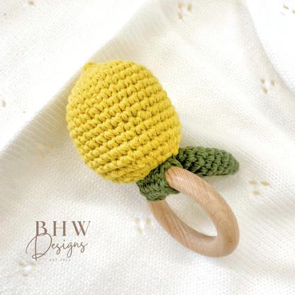 Crochet Lemon Rattle