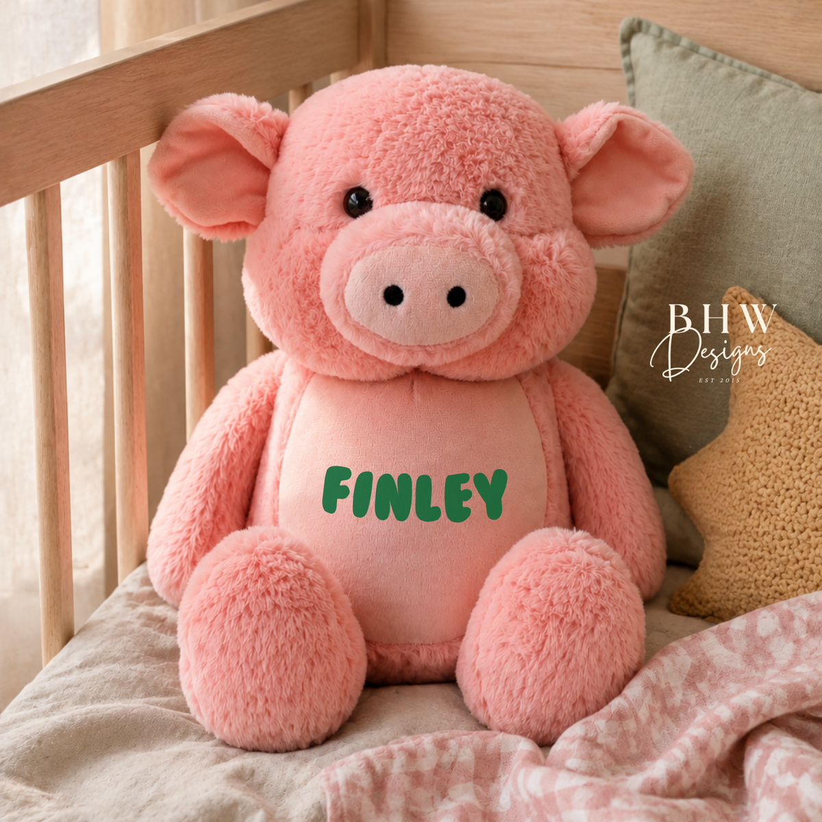 Personalised Pig Soft Toy