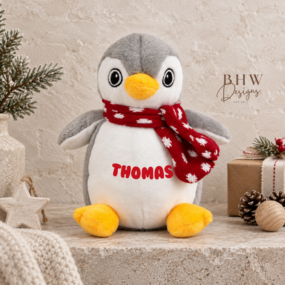 Personalised Mini Penguin Soft Toy