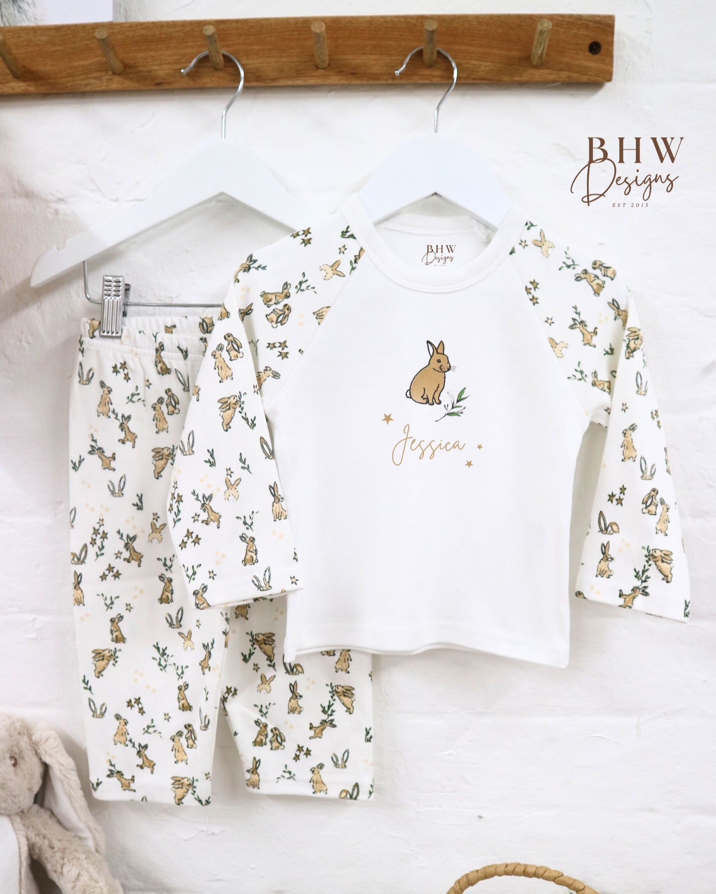 Personalised Bunny Pyjamas