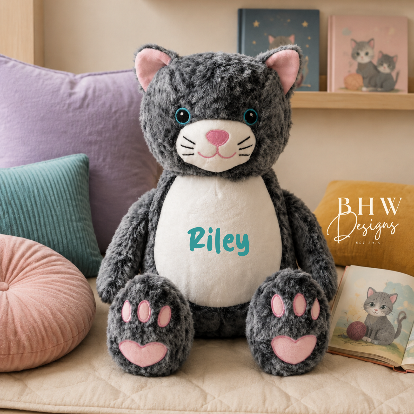 Personalised Cat Soft Toy