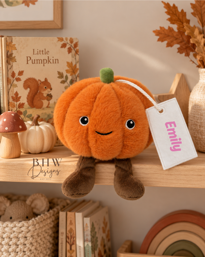 Personalised Pumpkin Soft Toy