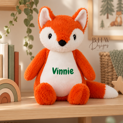 Personalised Fox Soft Toy
