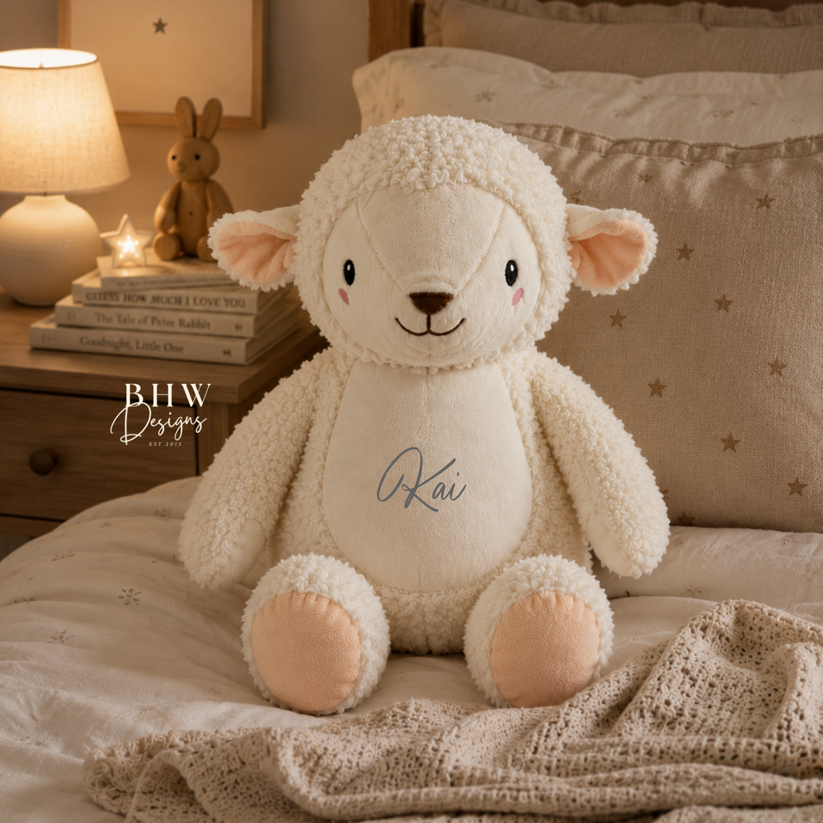 Personalised Lamb Soft Toy