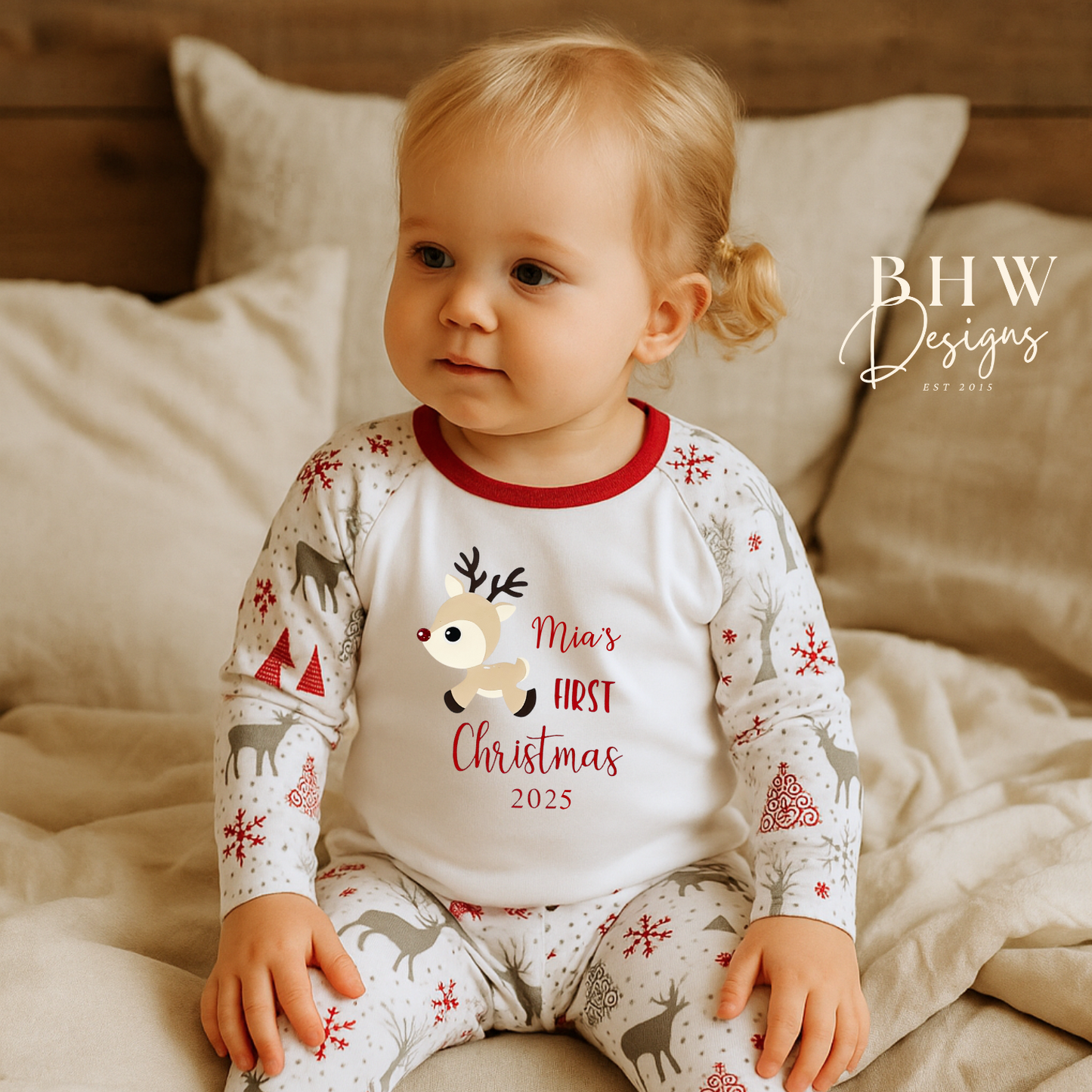 Personalised First Christmas Pyjamas