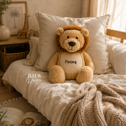 Personalised Lion Soft Toy