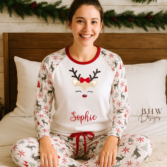 Women's Reindeer Pyjamas