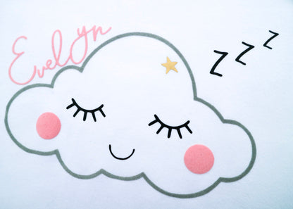Personalised Pink Cloud Pyjamas