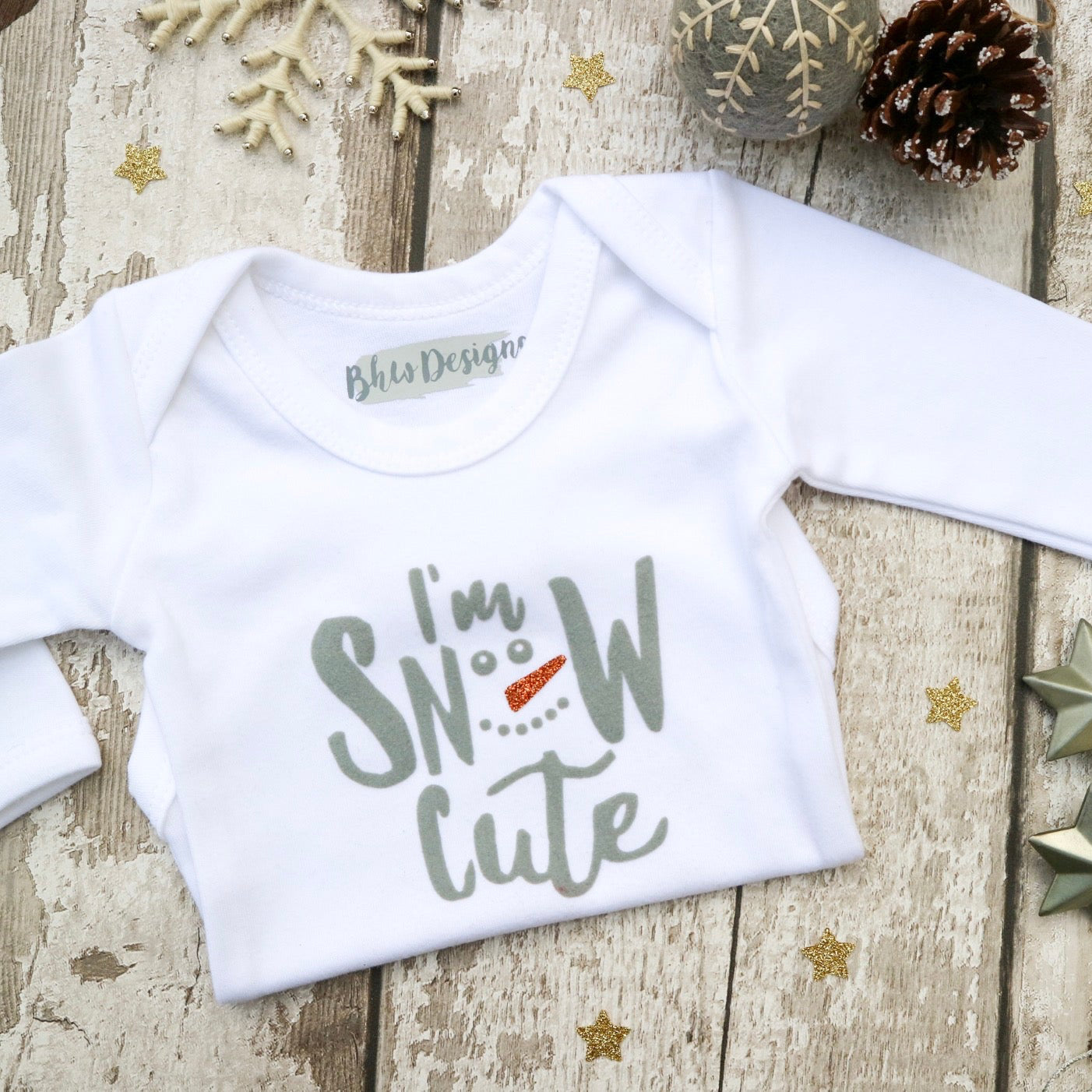 Baby I'm Snow Cute Christmas Vest
