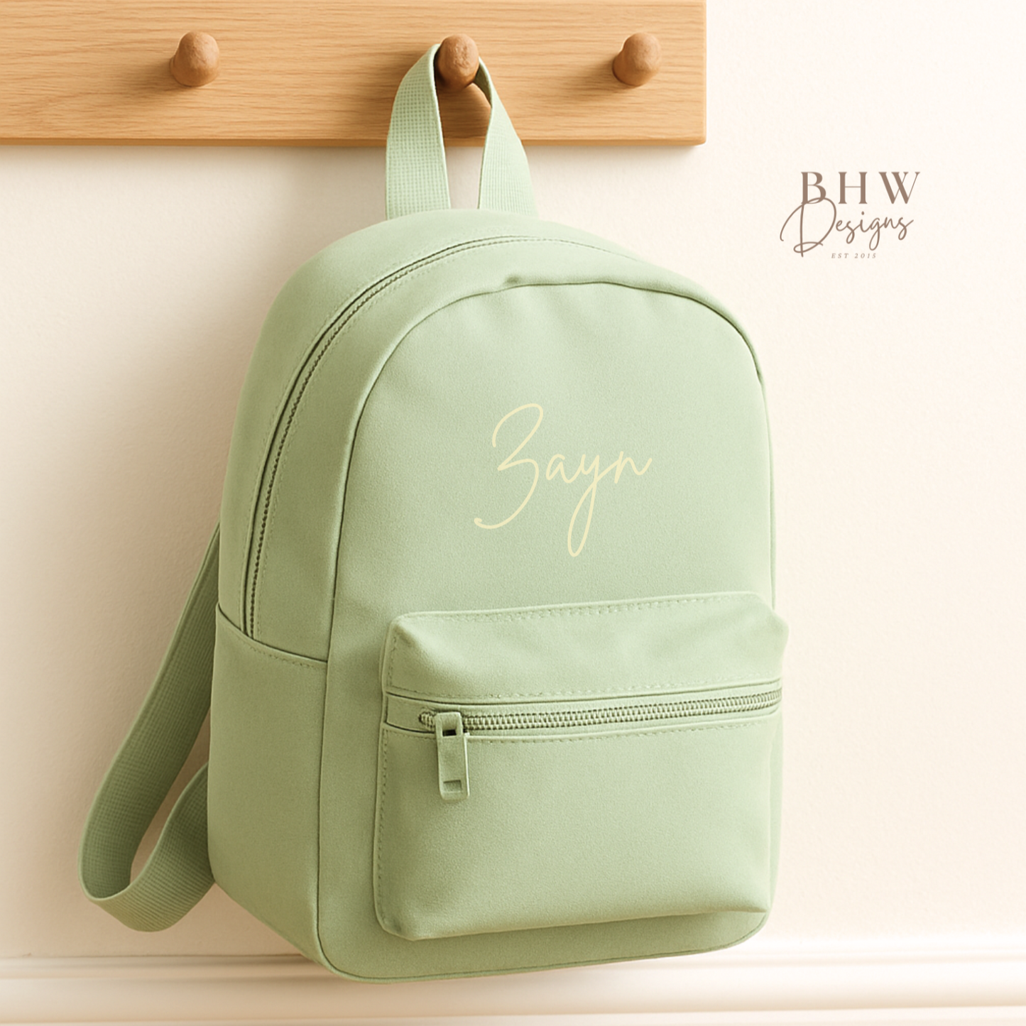 Personalised Kid's Mini Backpack - Pistachio