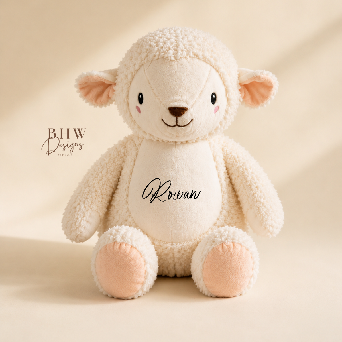 Personalised Lamb Soft Toy