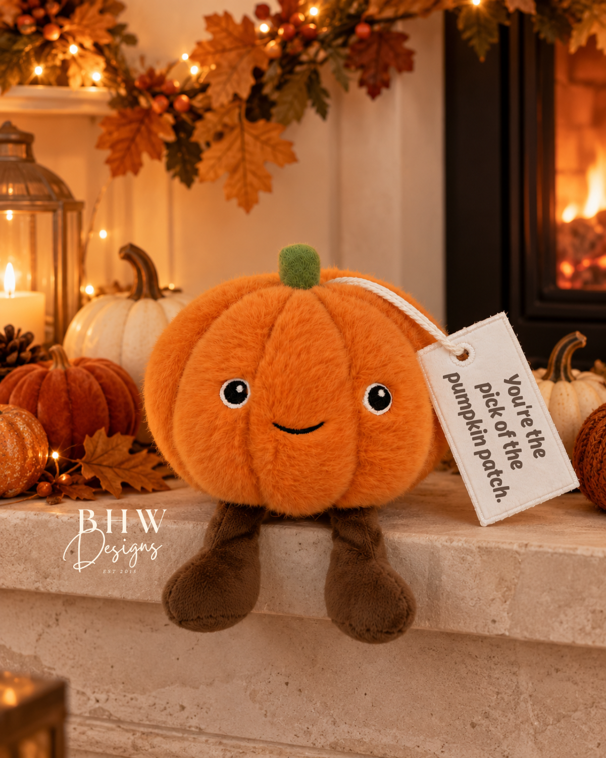 Personalised Pumpkin Soft Toy