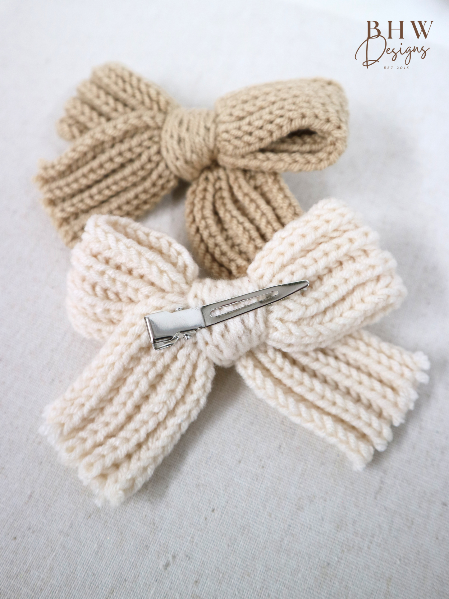 Knitted Hair Bow