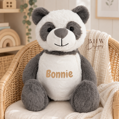 Personalised Panda Soft Toy
