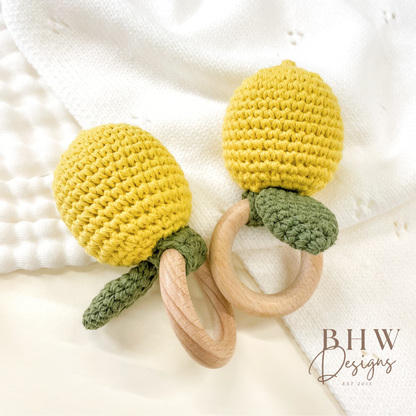 Crochet Lemon Rattle