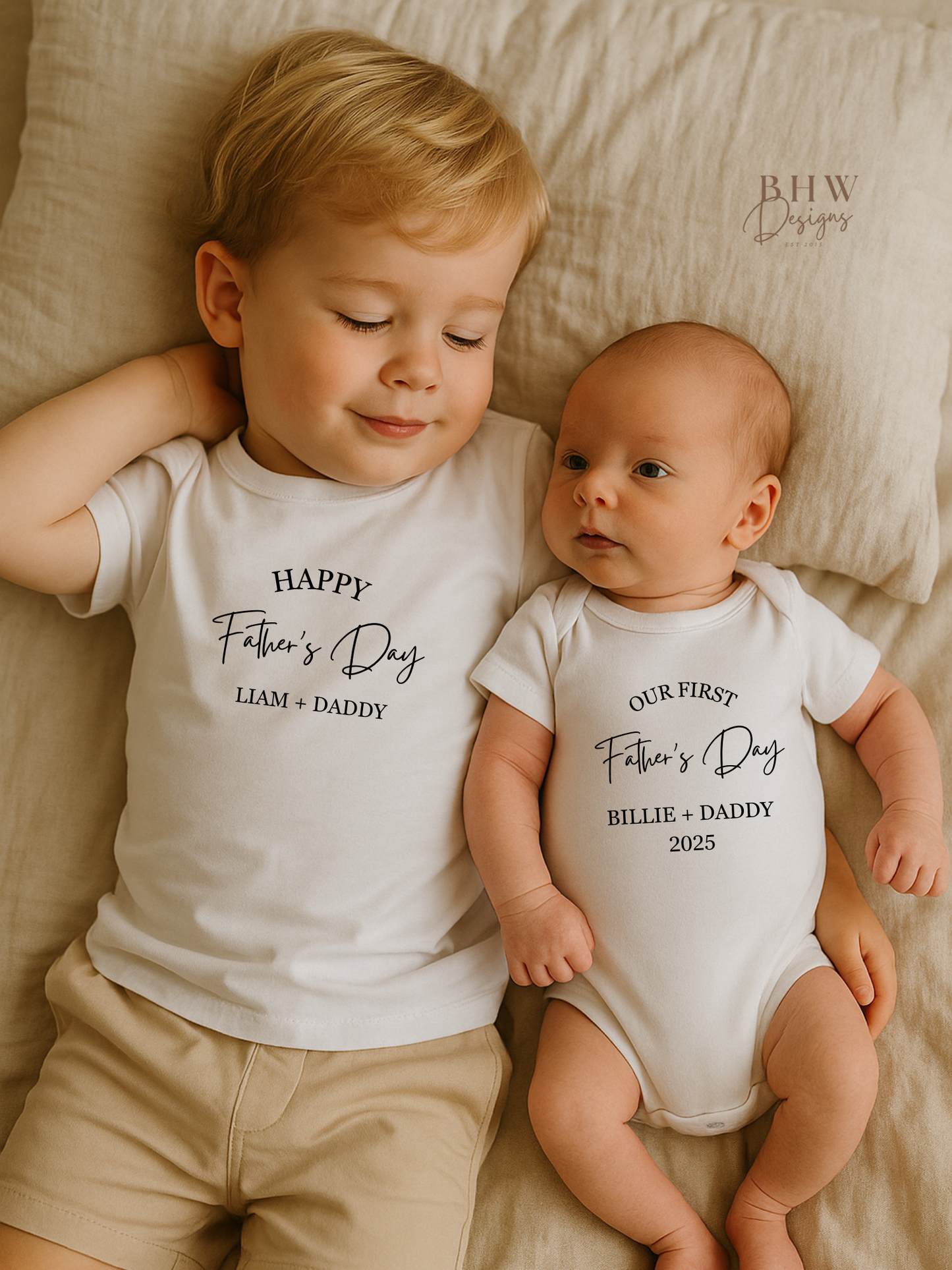 Our First Father's Day Baby Vest