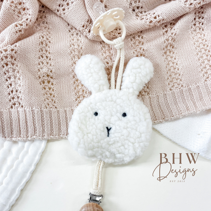 Bouclé Bunny Dummy Clip
