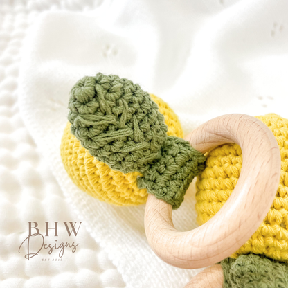 Crochet Lemon Rattle