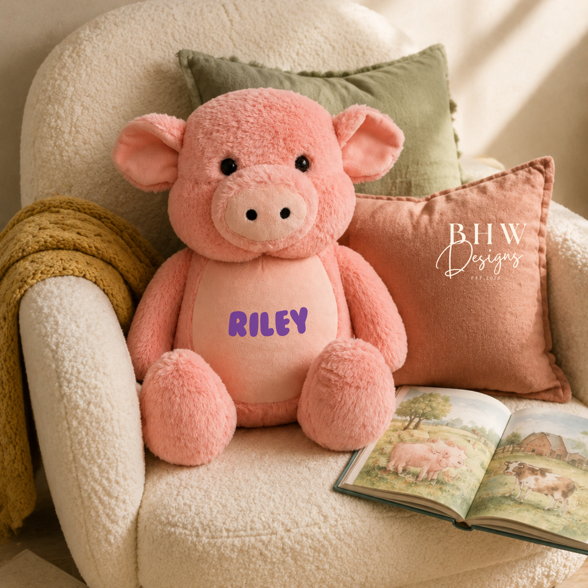 Personalised Pig Soft Toy