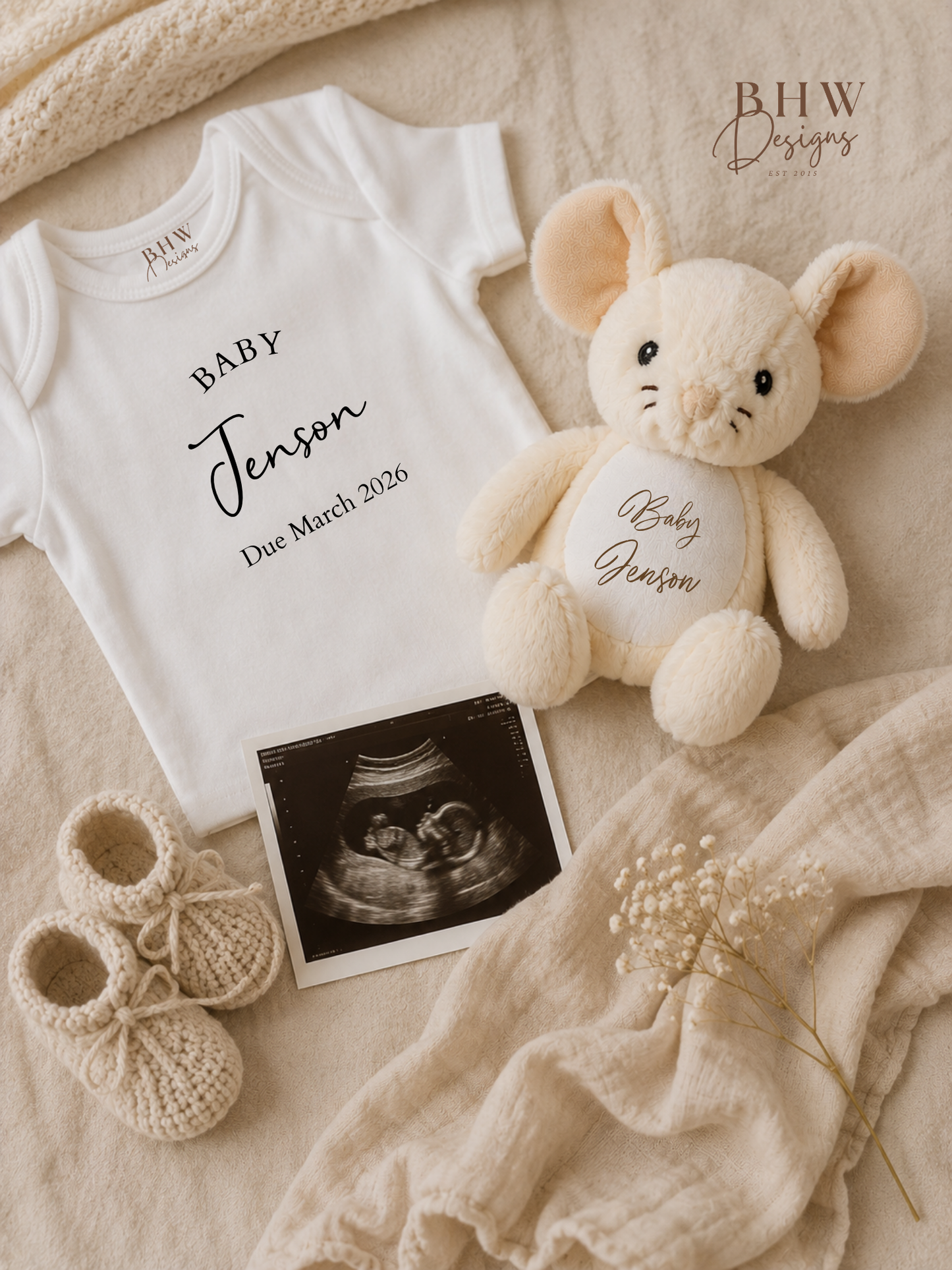 Personalised Mouse Mini Soft Toy