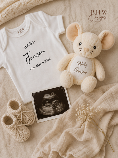 Personalised Mouse Mini Soft Toy