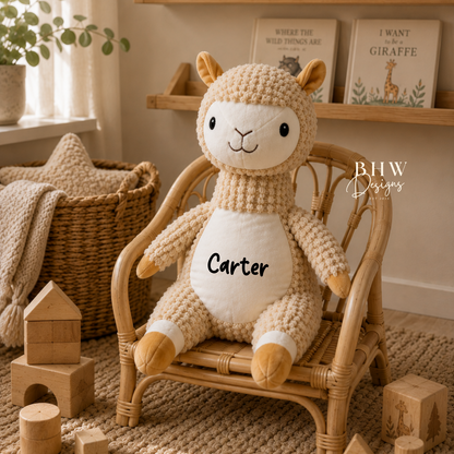 Personalised Alpaca Soft Toy