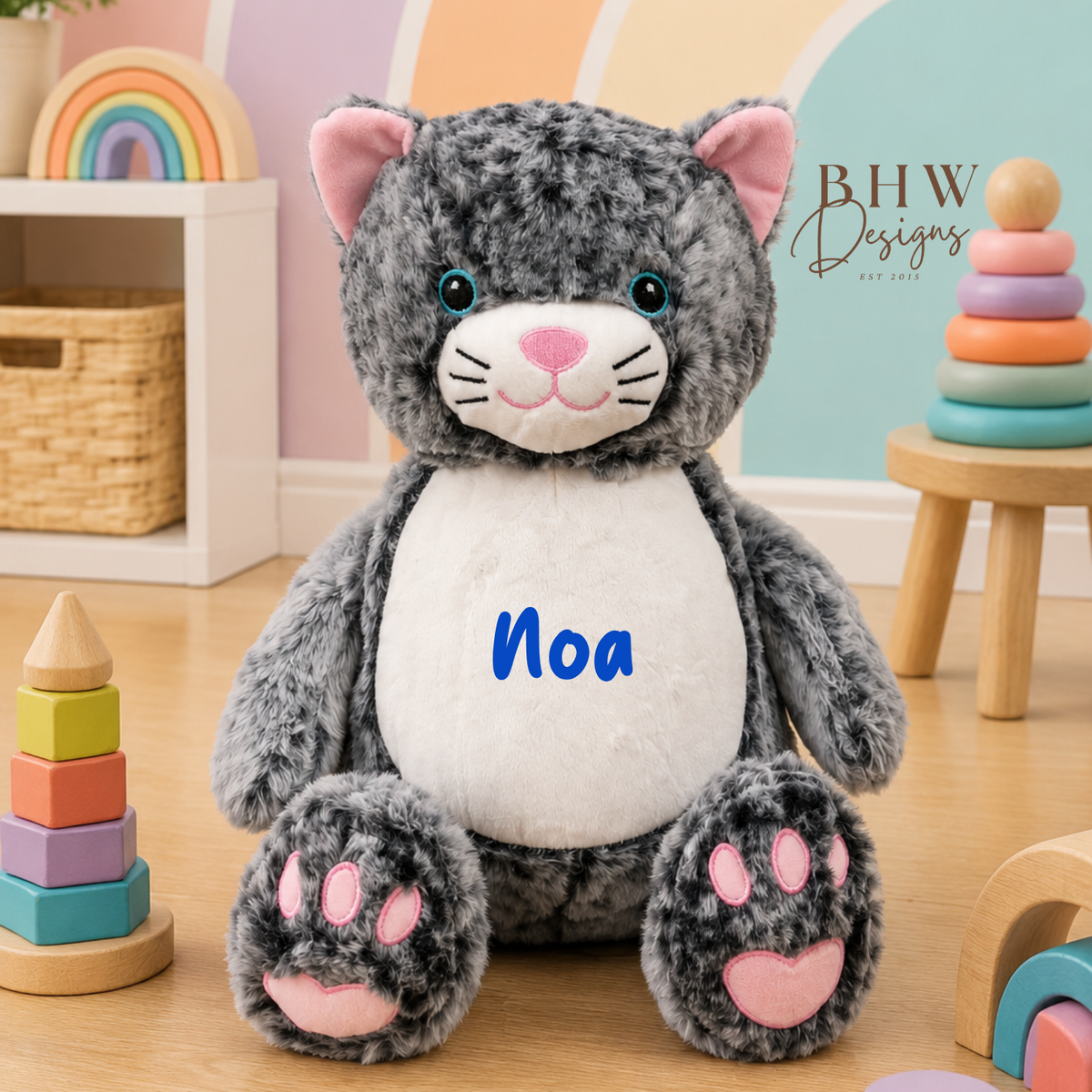 Personalised Cat Soft Toy