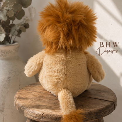 Personalised Mini Lion Soft Toy