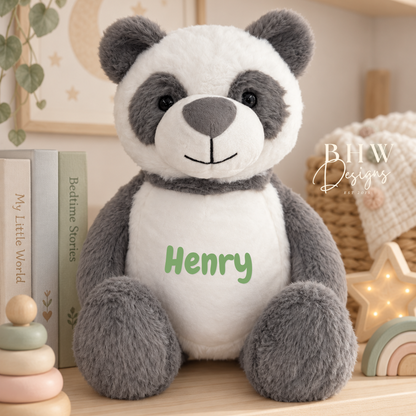 Personalised Panda Soft Toy