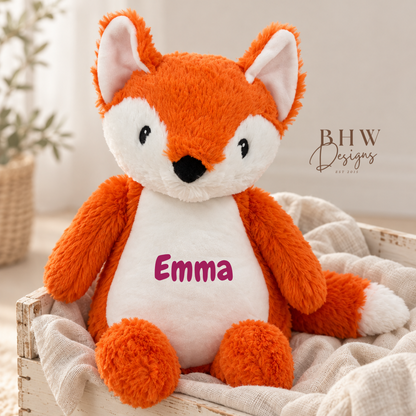 Personalised Fox Soft Toy