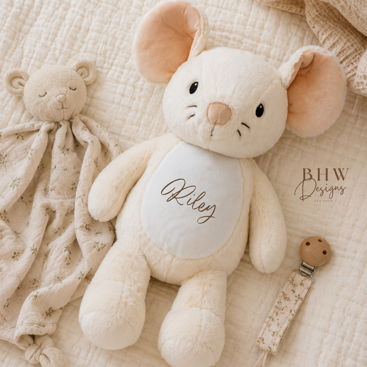 Personalised Mouse Soft Toy