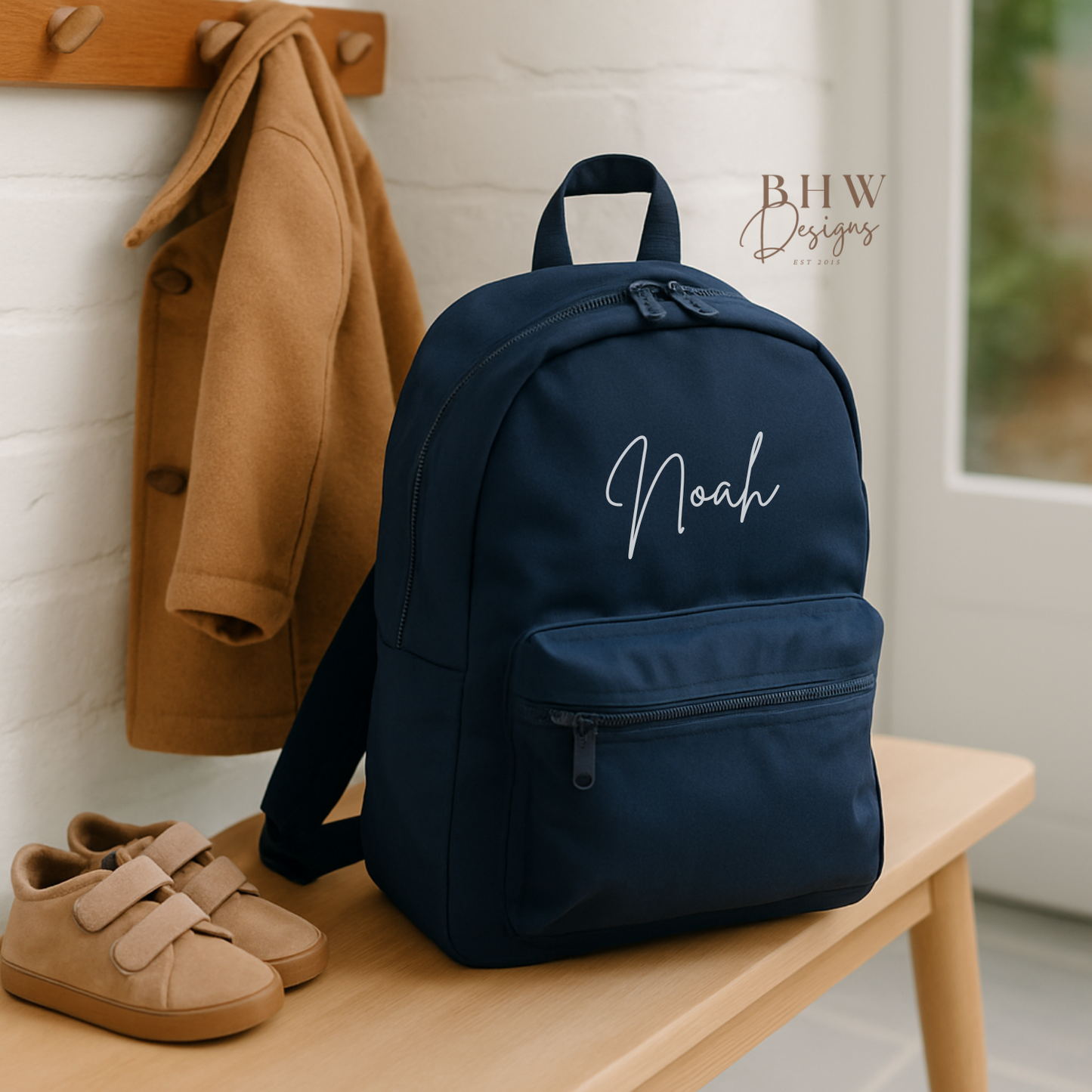 Personalised Kid's Mini Backpack - Navy
